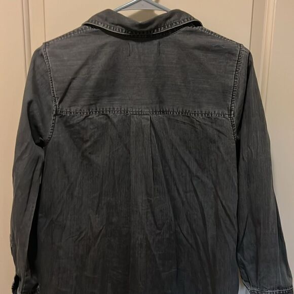 Gorgeous Madewell Black Denim Shirtdress Small Excellent Condition - Picture 8 of 8
